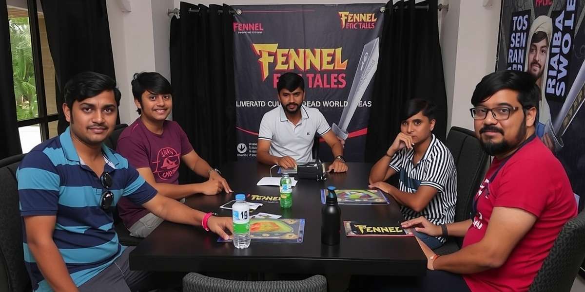 Fennel Epic Tales Community Meetup Fennel Epic Tales community meetup in Bangalore with players gathered for a tournament