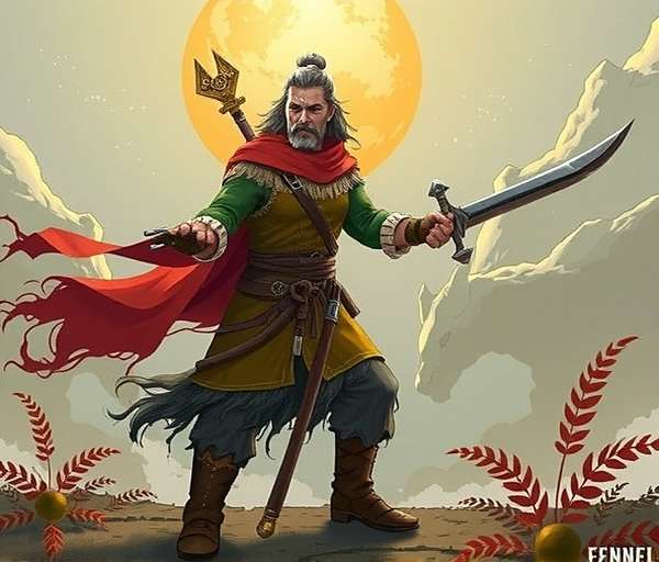 Kamsa - Fennel Epic Tales Kamsa character in Fennel Epic Tales with sword