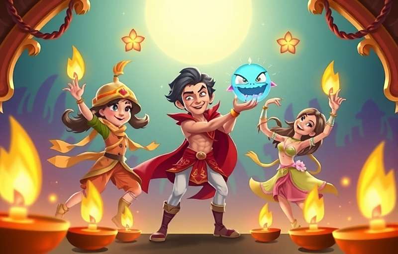Fennel Epic Tales Festival Event Fennel Epic Tales Diwali event showing special in-game celebrations